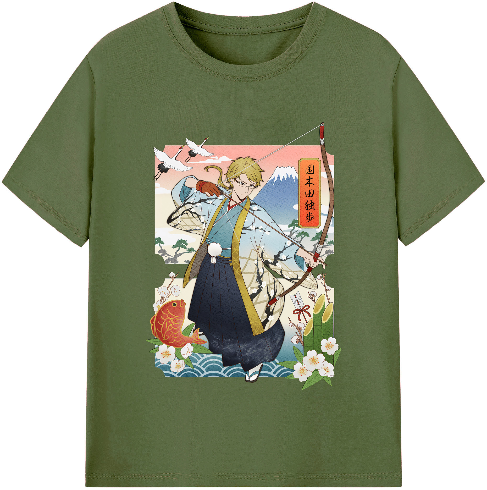 （画像用） 文豪ストレイドッグス Bungo Stray Dogs 綿100％半袖Tシャツ（フロントプリント）